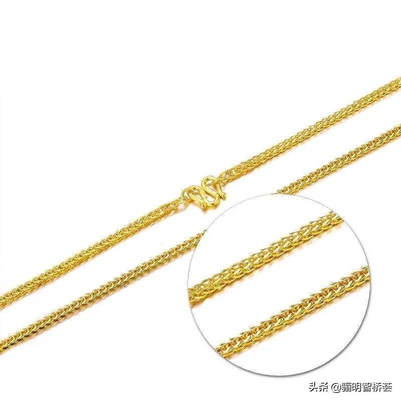 明牌珠宝彩金项链所有款式,骊明珠宝手链