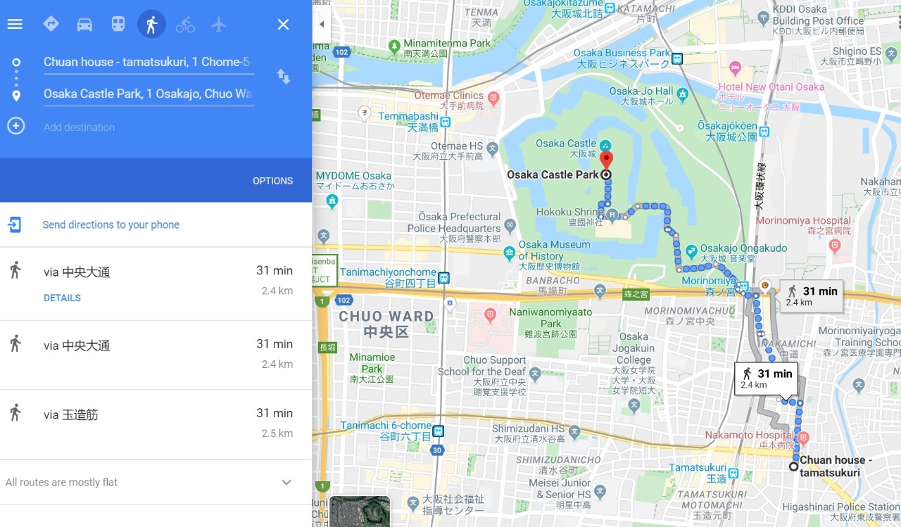 日本大阪马拉松,日本大阪马拉松赛道难度