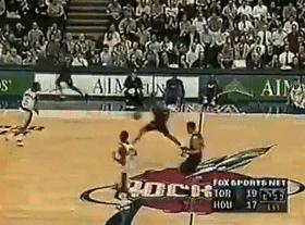 nba2kol文斯卡特98版扣篮动作,文斯卡特大风车扣篮背后角度