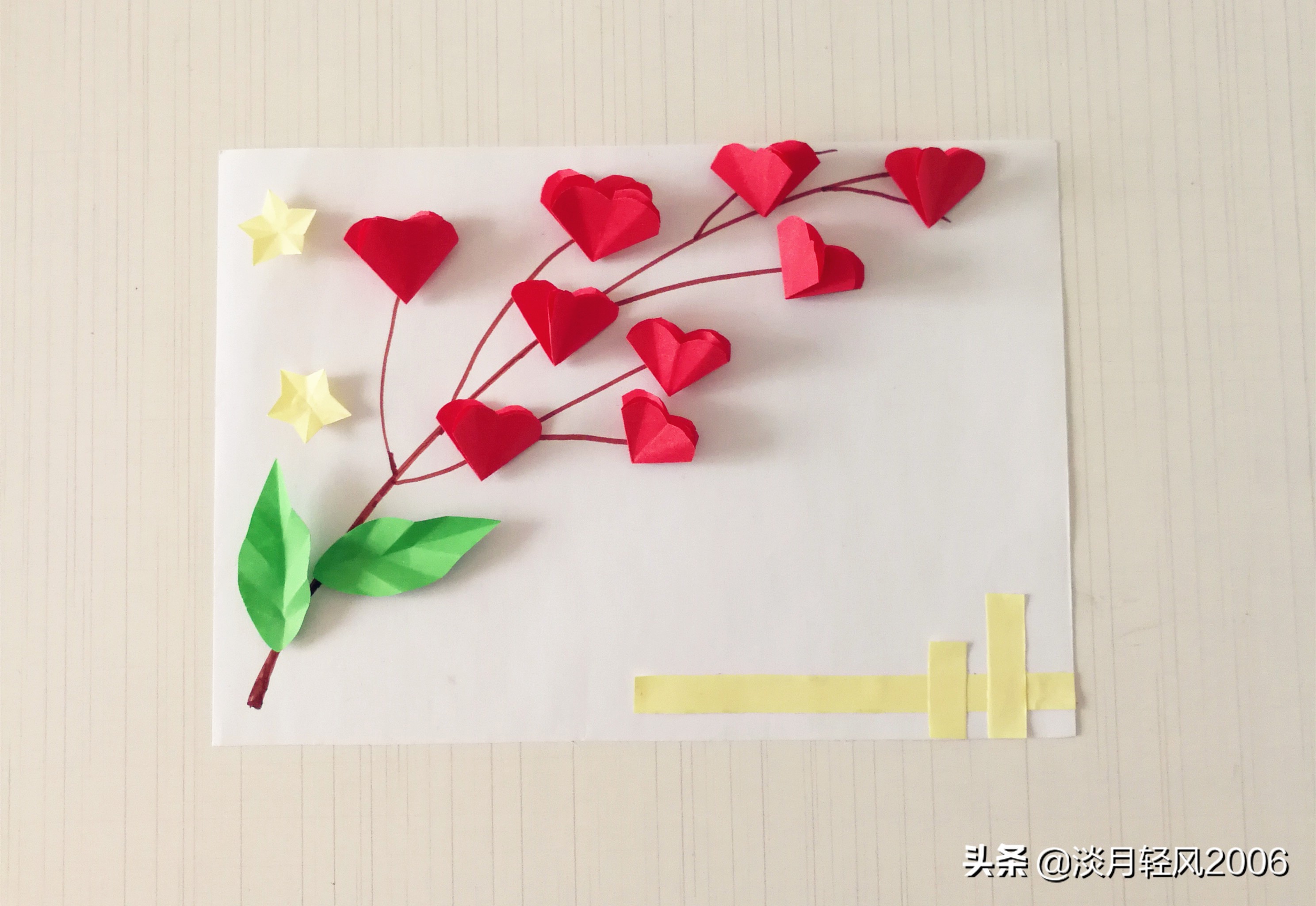 新年快乐手工贺卡制作,新年快乐手工制作幼儿卡片