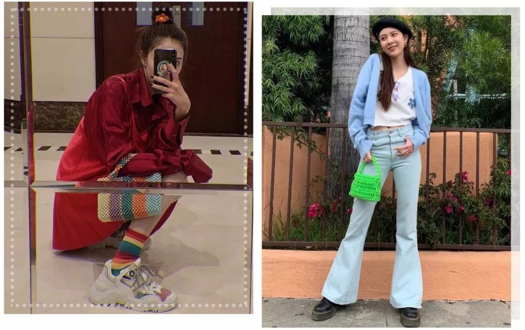 这年头不背个“塑料包”都不好意思出门了，pvc包+热裤真的美