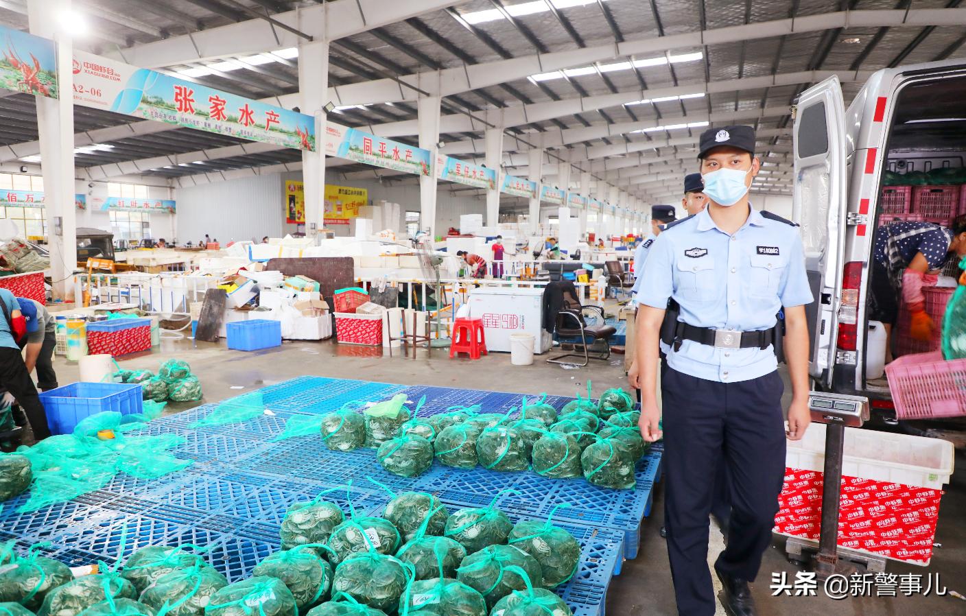 湖北潜江：全警上阵护好“一只虾”