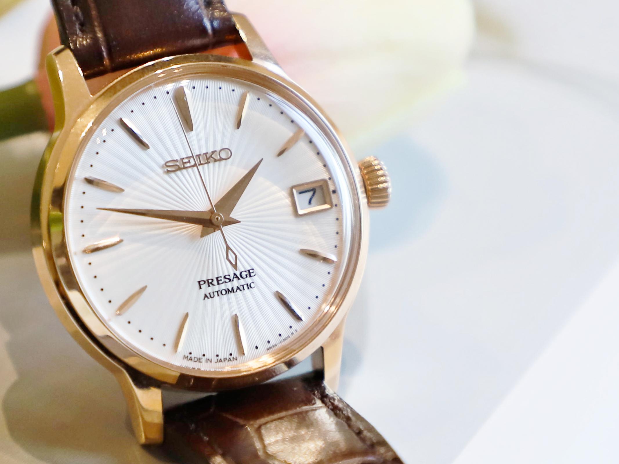 精工鸡尾酒系列手表评测,时尚高端腕表机械表