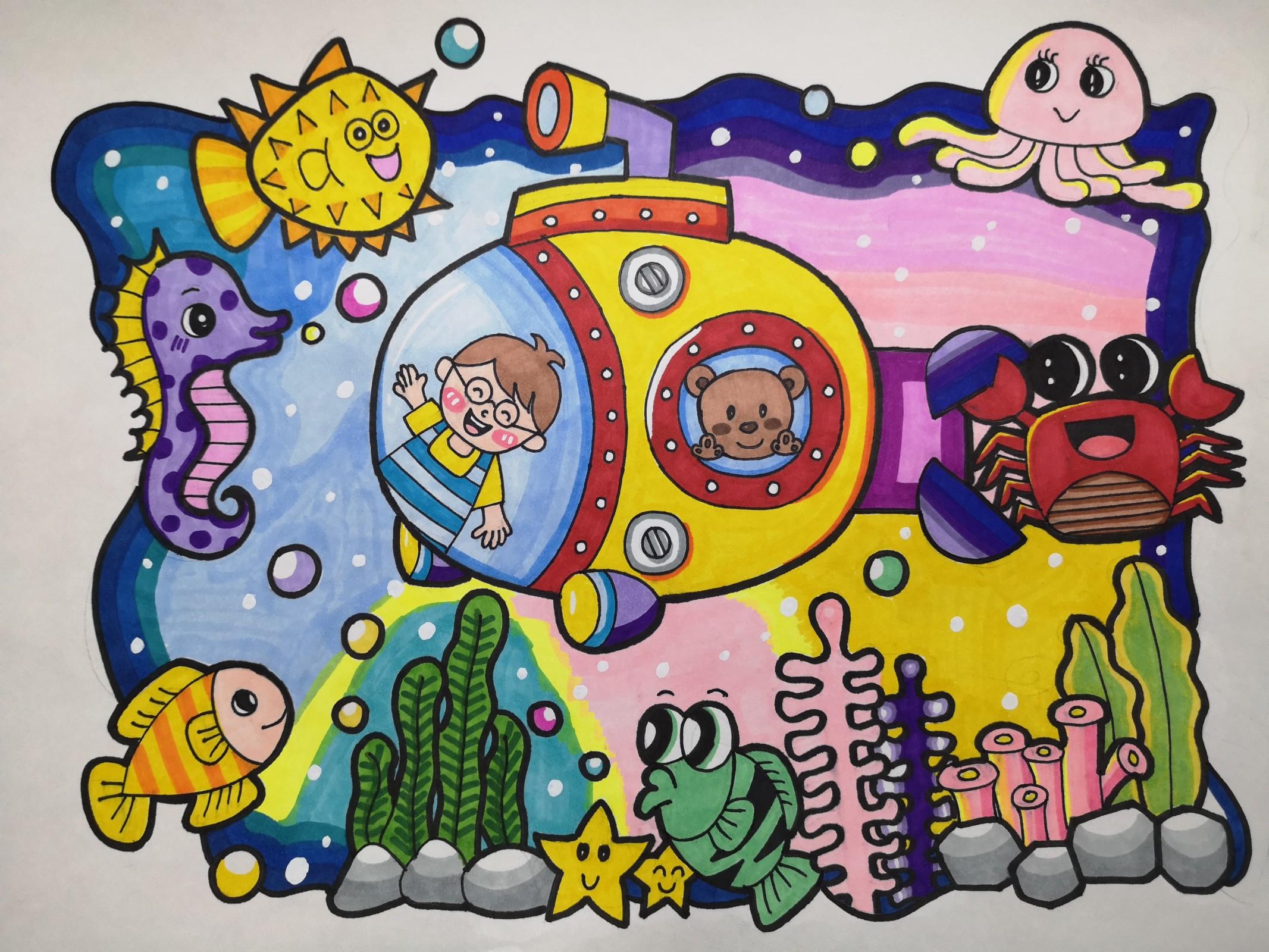 幼儿园儿童主题画报,幼儿园儿童主题画简单