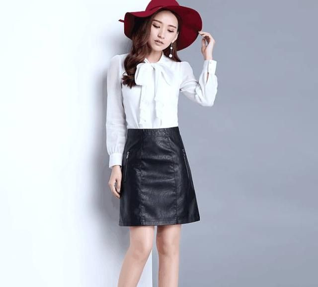 皮裙时尚最新款,女士又时尚又好看的皮裙