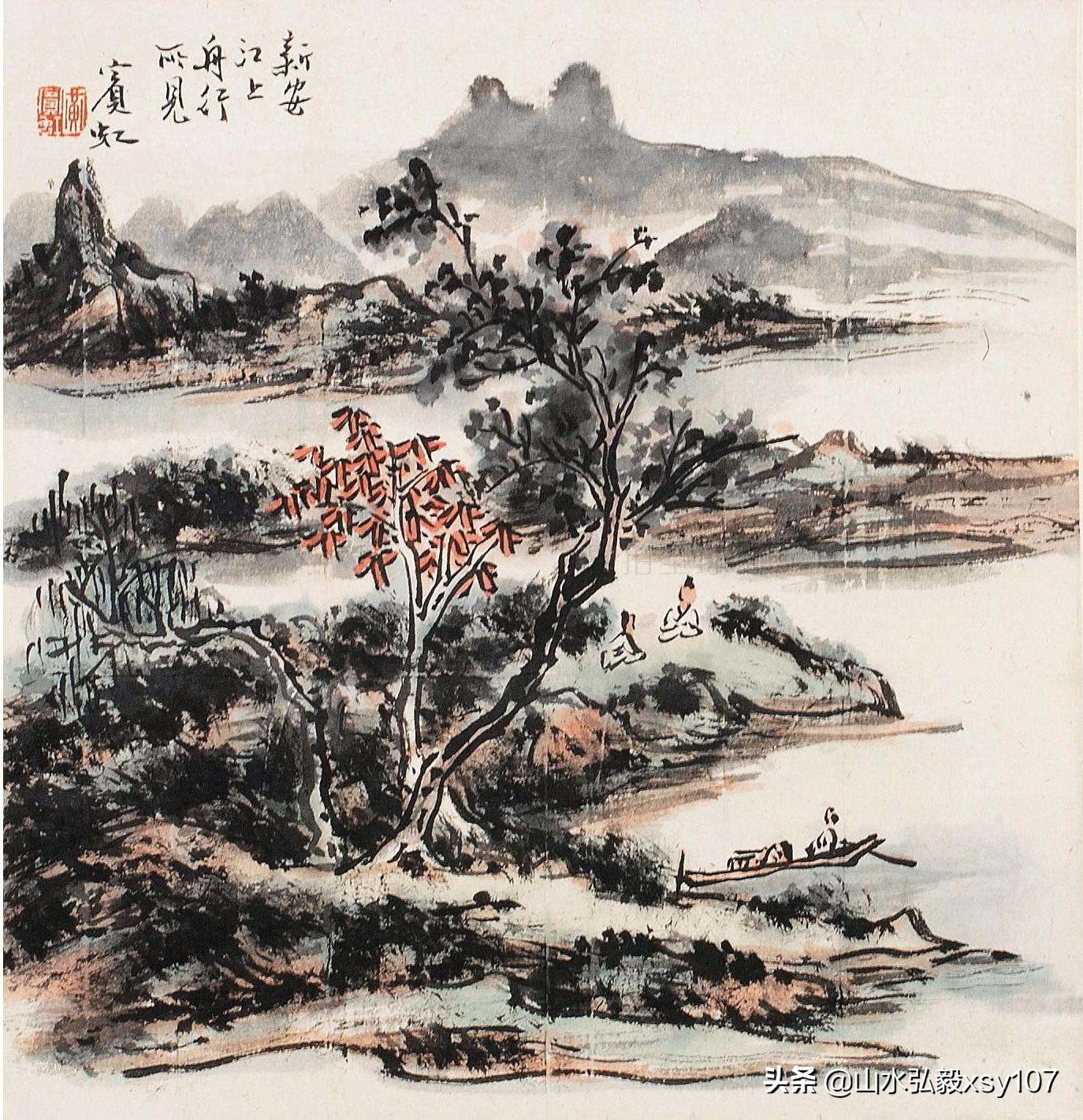 中国山水画为什么会水墨晕染,山水画为什么留白