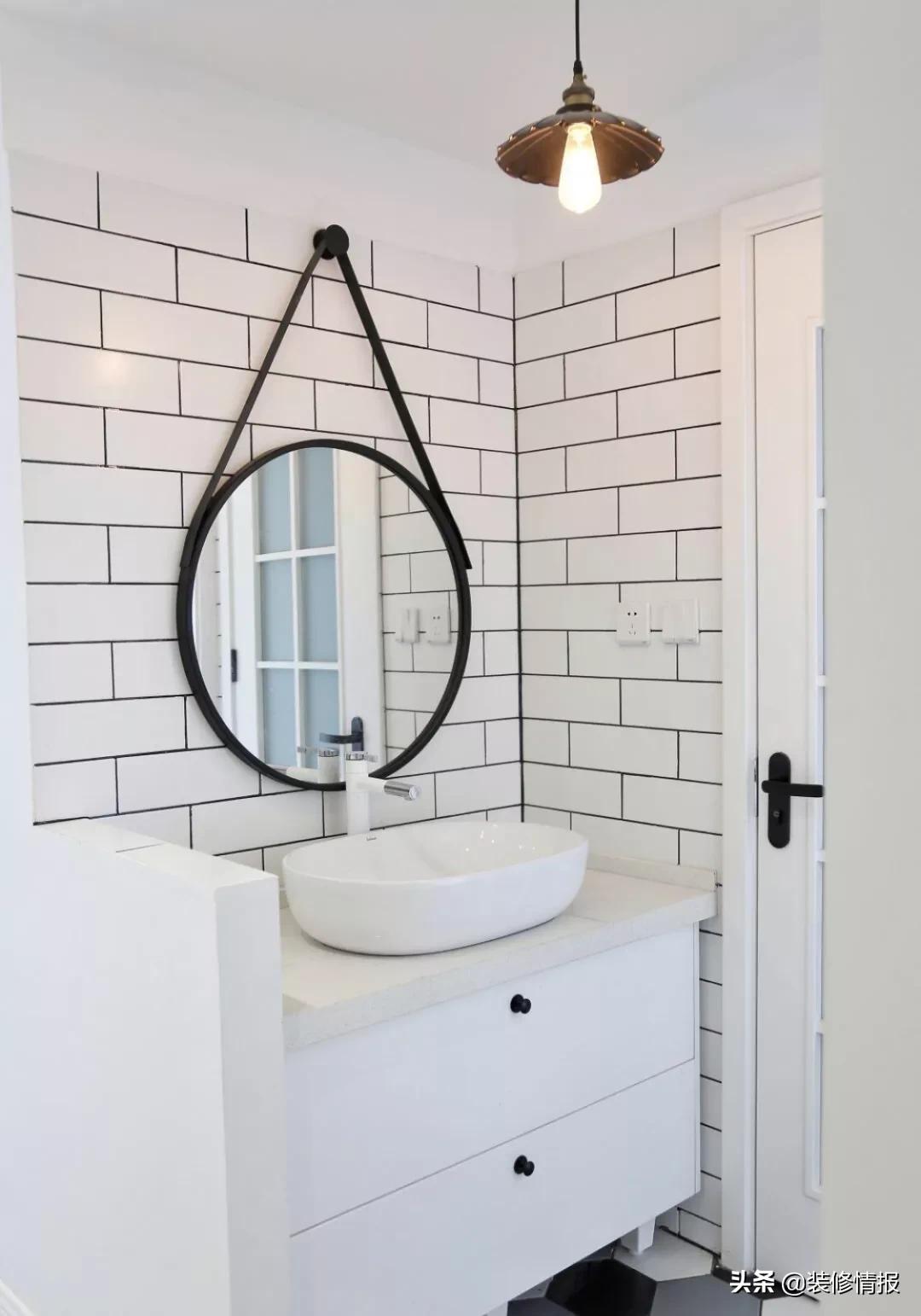 小户型卫生间平面布局最佳效果图,正方小户型卫生间设计布局