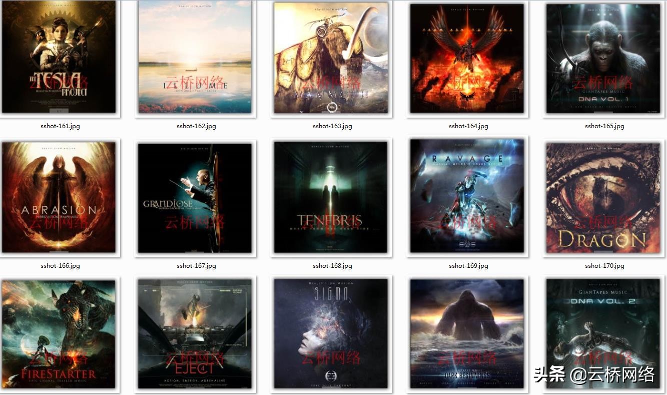 震撼大气的背景音效,影视剪辑音效素材