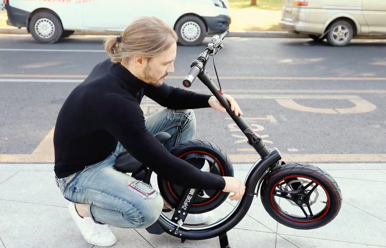 全新折叠电动车创意设计,这款折叠电动车什么价