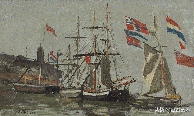 绘画大师创作的精美抽象油画,盘古文化艺术油画欣赏