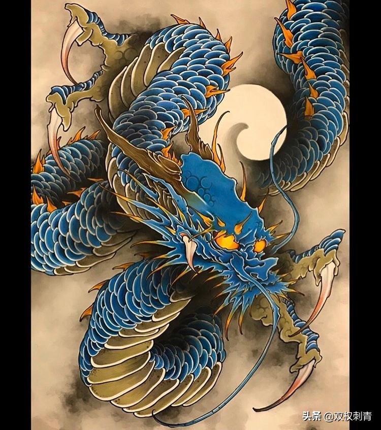 汉代龙纹图腾图案,龙纹图腾图案