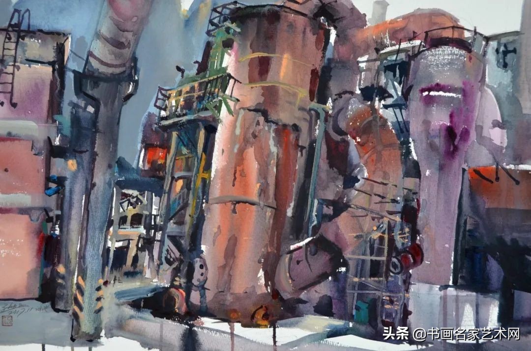 中国张虹,中国艺术水彩画