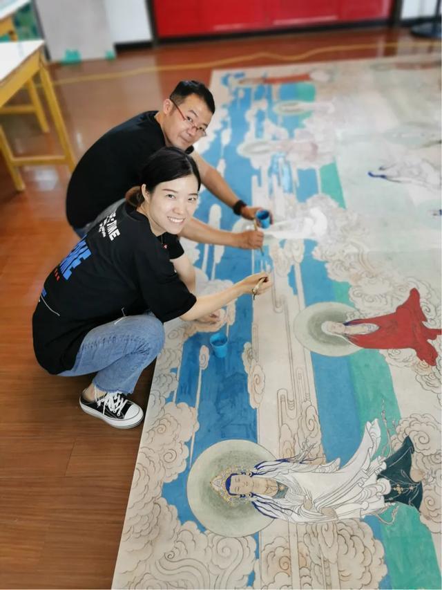 观音菩萨三十二像工笔画,观世音菩萨画像工笔画