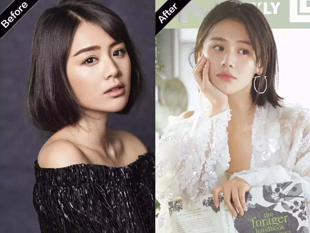 内扣怎么卷短发,一边内扣一边外翘短发