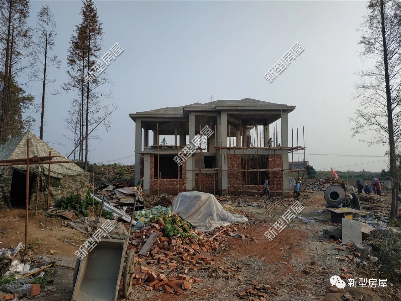 框架结构建筑砌墙注意事项,框架结构按砖混施工方法施工