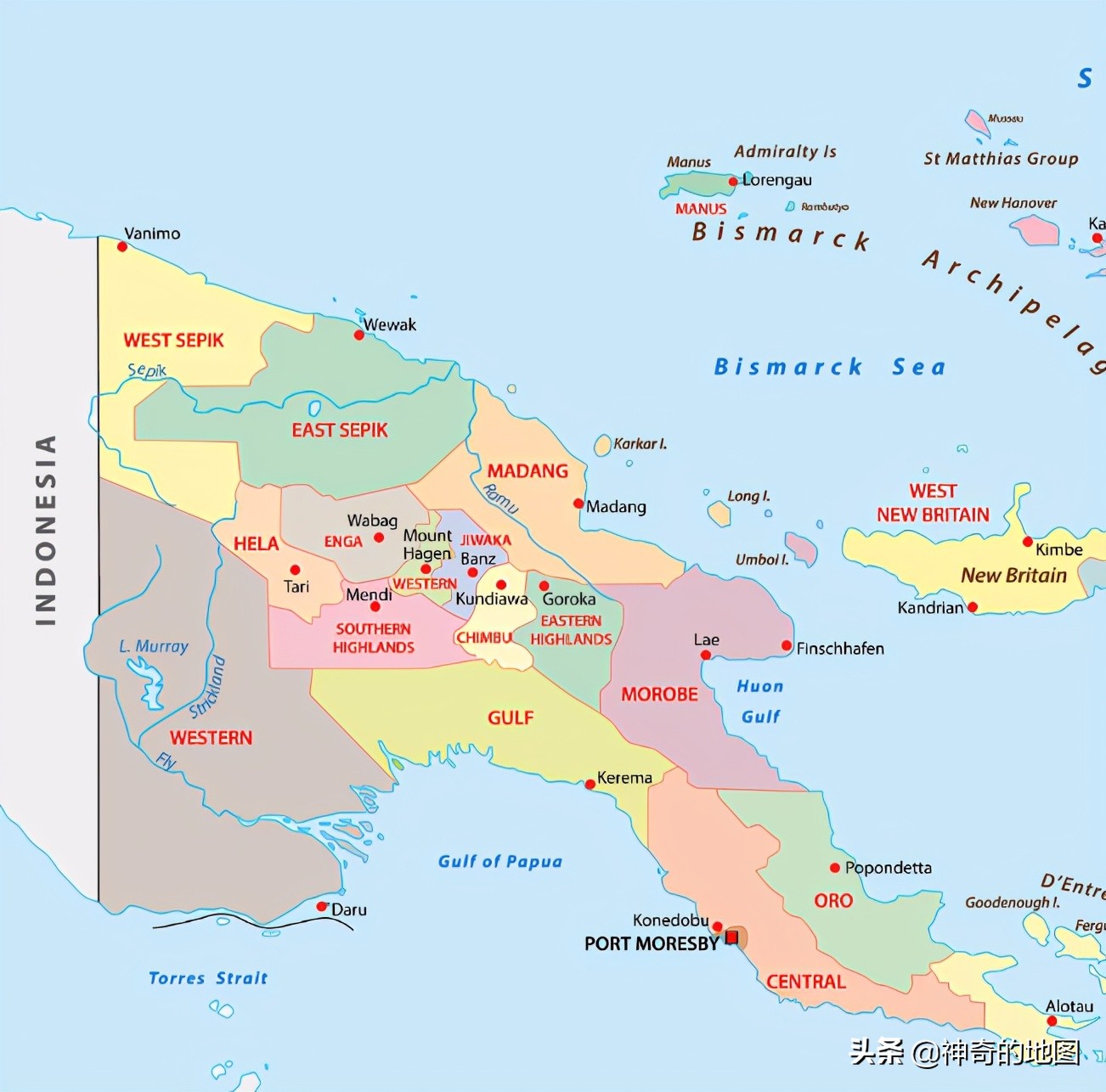 新几内亚岛详细介绍,乱弹岛屿