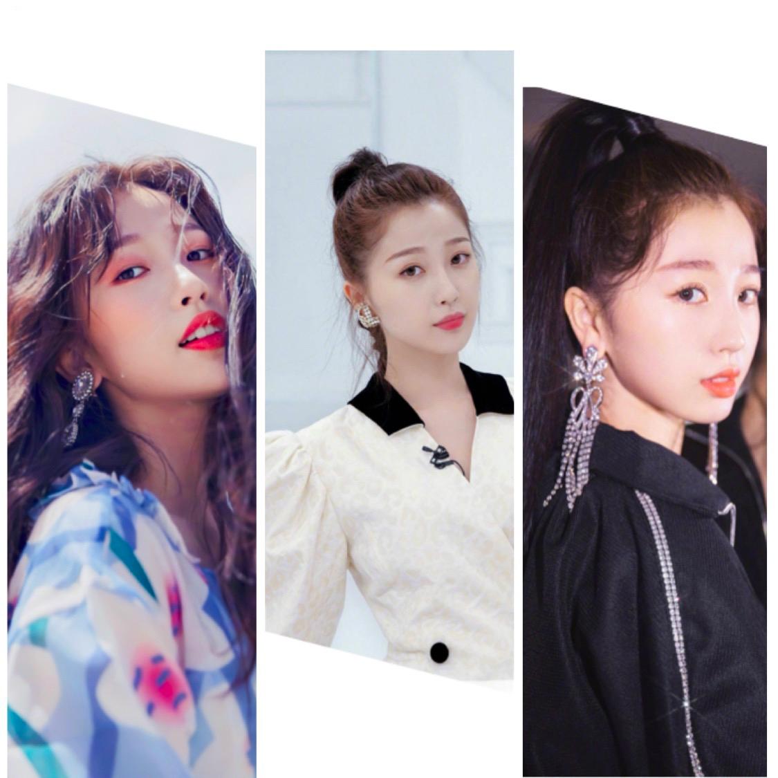 可爱夹子头饰虞书欣,虞书欣的耳夹怎么搭配