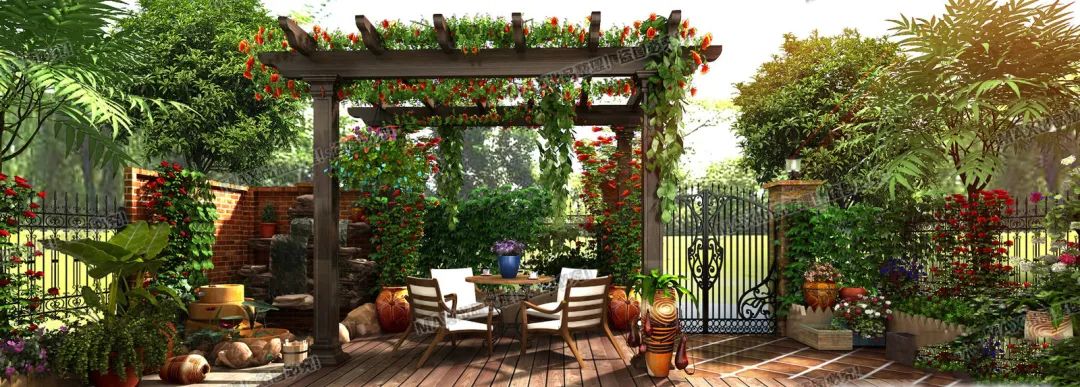 日式庭院景观设计3d图,日系庭院设计建模