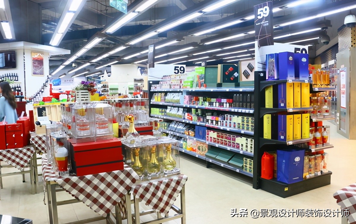 超市设计图视频,小超市货架摆放设计