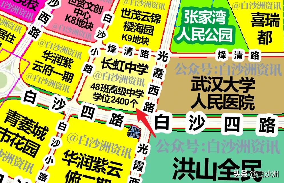 长虹高中白沙洲,白沙洲长虹中学规划