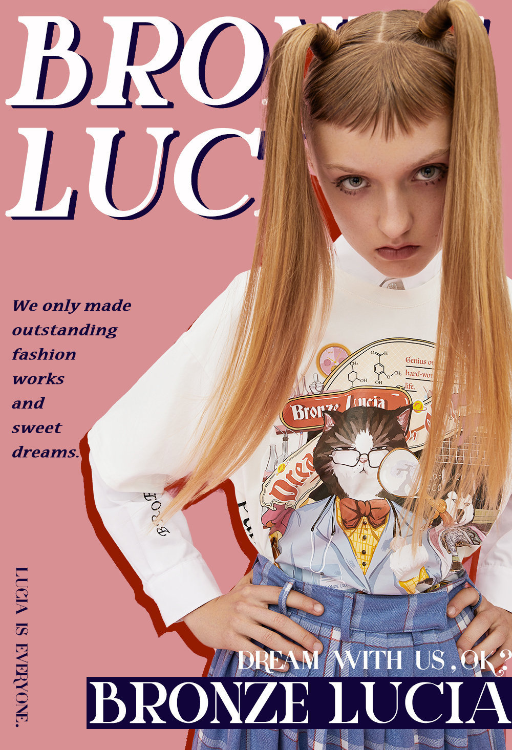 BronzeLuciaX饿了么X光芒联名潮品，助力可持续时尚