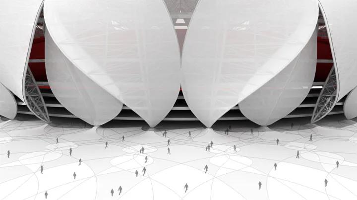 恒大莲花足球场,杭州奥体中心两朵大莲花