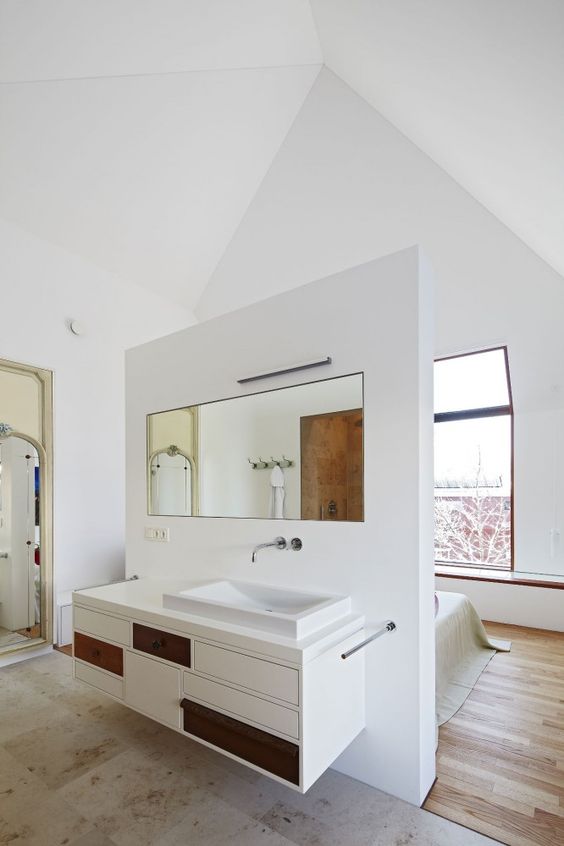 卧室床头不靠墙,卧室床头不对门图片