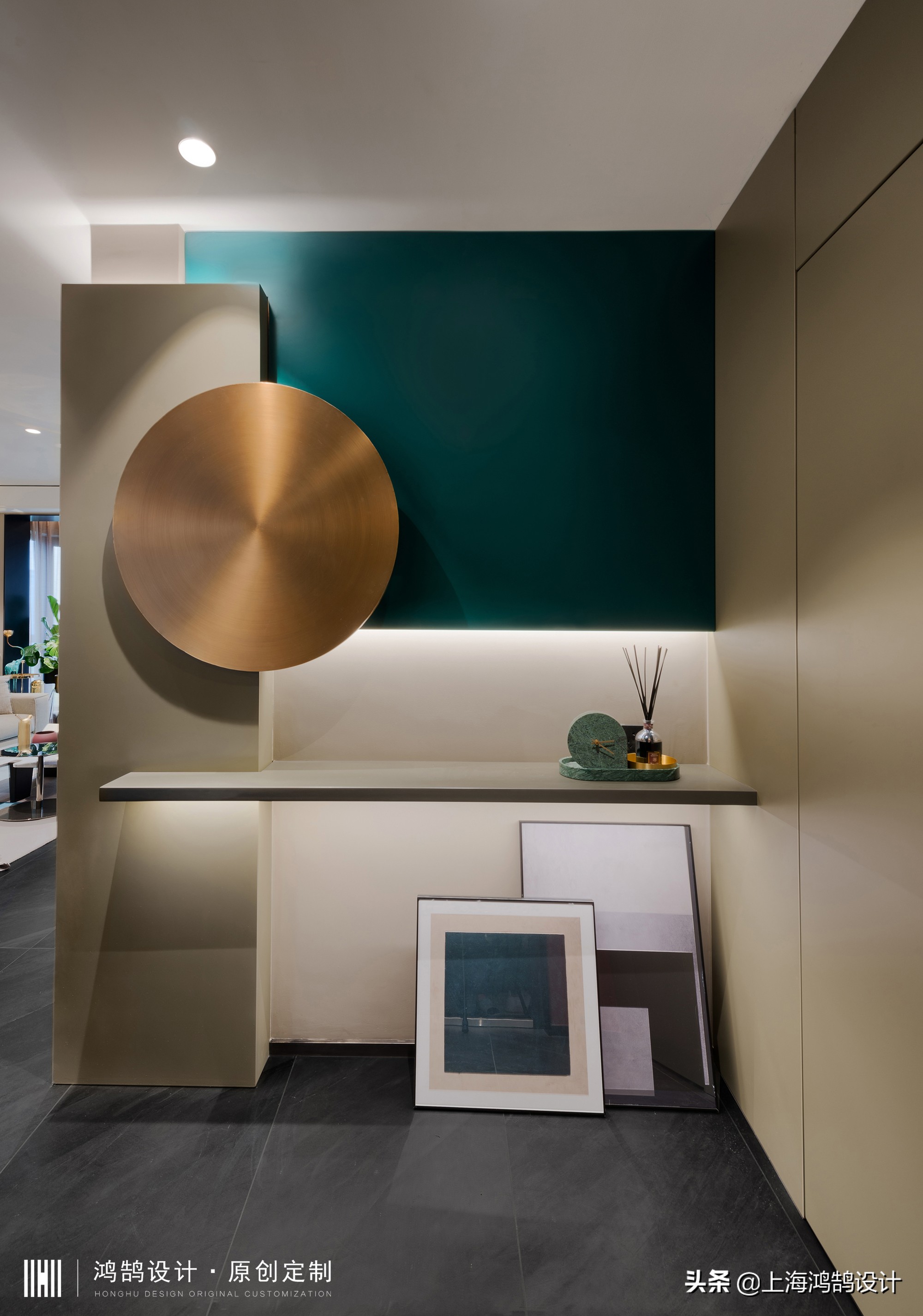 艺术家的室内软装设计案例,孟菲斯风格屏风软装