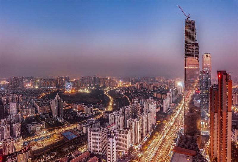 「华润超高层建筑作品」广西第一深圳第三高摩天大厦，项目赏析