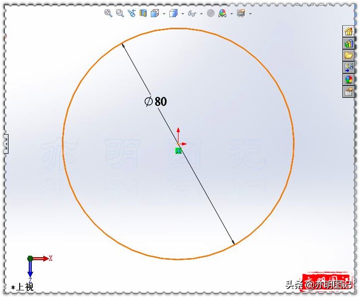 亦明图记solidworks建模练习题,solidworks圆柱上加一个圆环