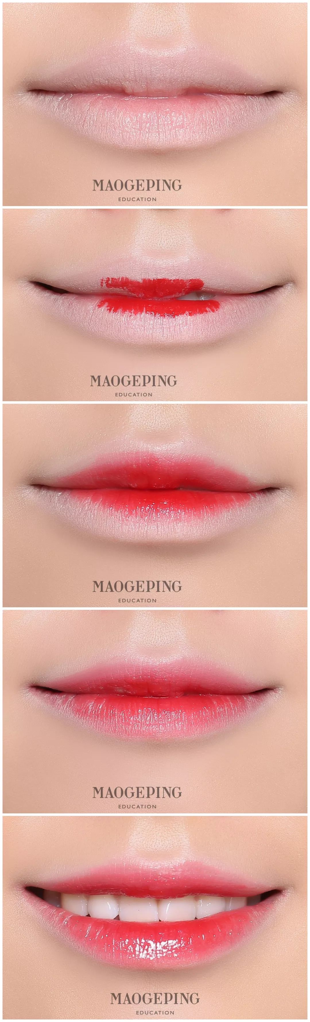 买了口红不会涂,买了很多口红没一个好看的