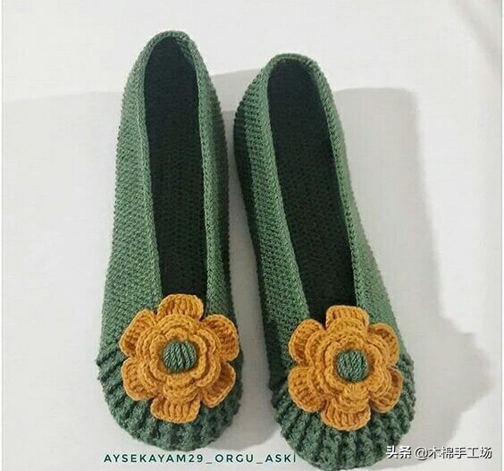 春天来了给自己添一双好鞋吧,春夏鞋子钩单鞋简单钩法