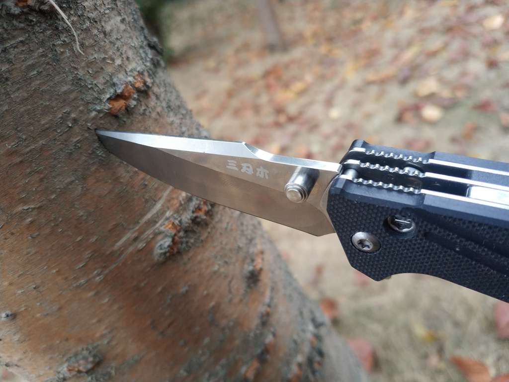 三刃木折叠小刀户外测评,三刃木折叠小刀怎么玩