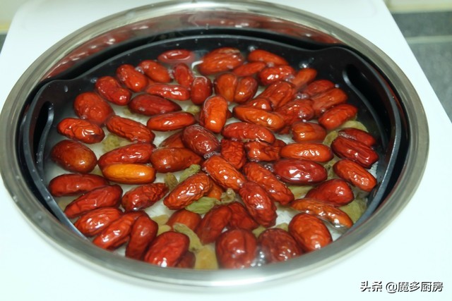 蒸红枣糯米正确做法,红枣加上糯米煮着喝