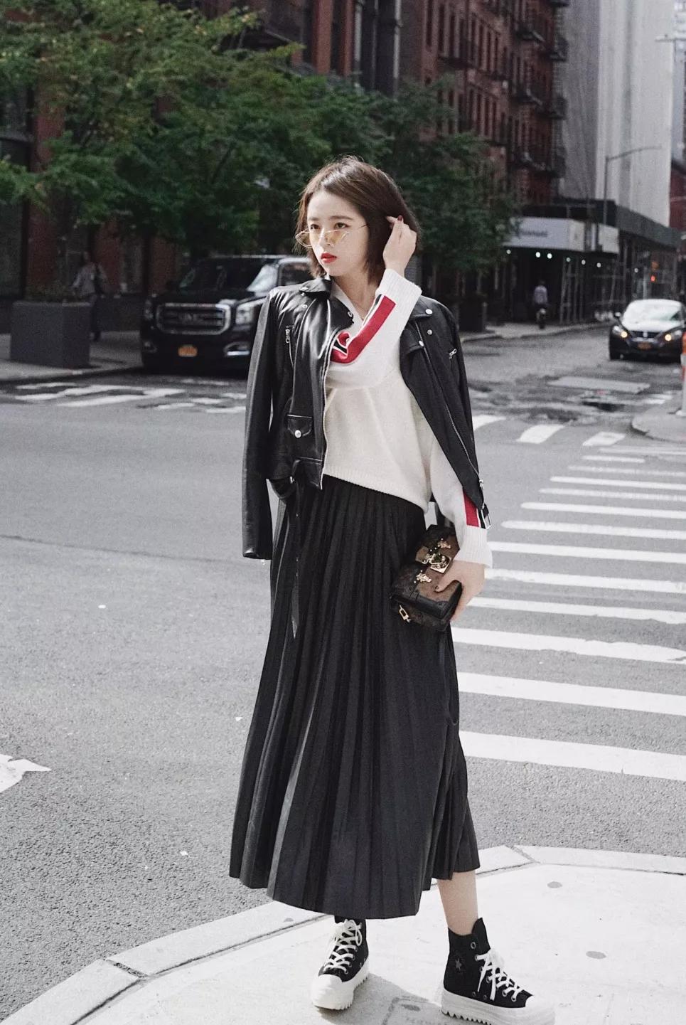 早春风衣穿搭高级感,早春穿搭颜色毛衣外套