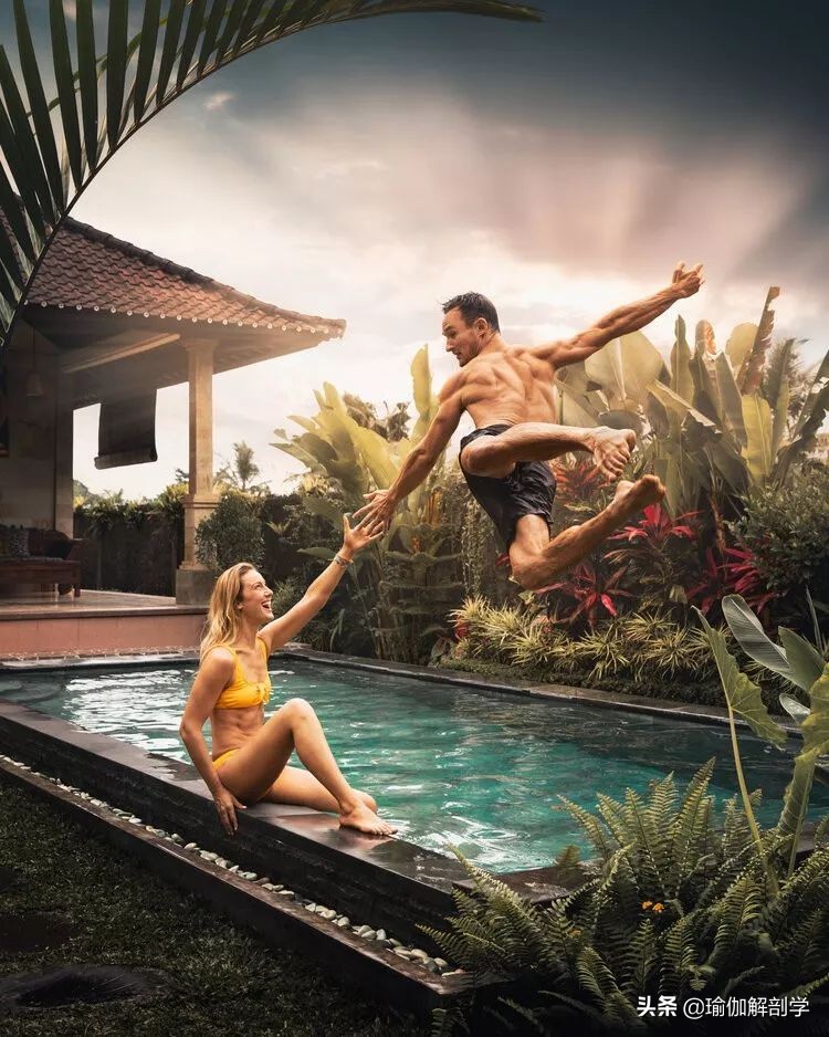 当瑜伽遇上摄影,男摄影师和瑜伽