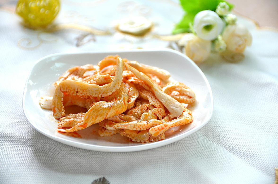 韭黄拌素毛肚,韭黄炒肚丝简单做法