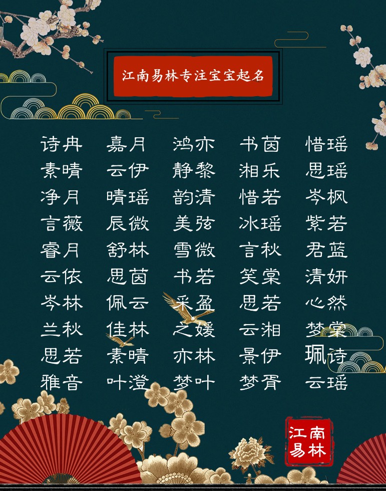 女孩名字大全洋气可爱的,女孩取名大气洋气名字大全