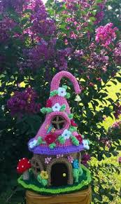 钩针梦幻小屋,钩针编织童话小屋视频教程