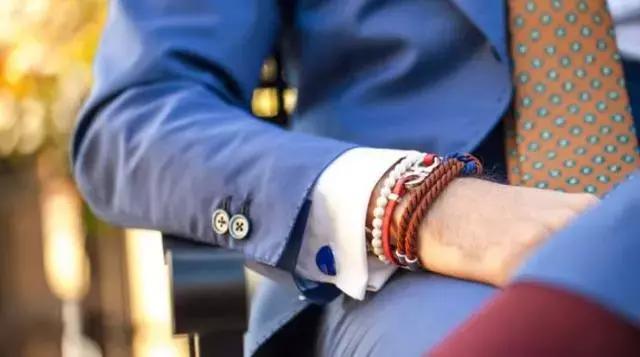男士简约手串搭配,男人手串搭配