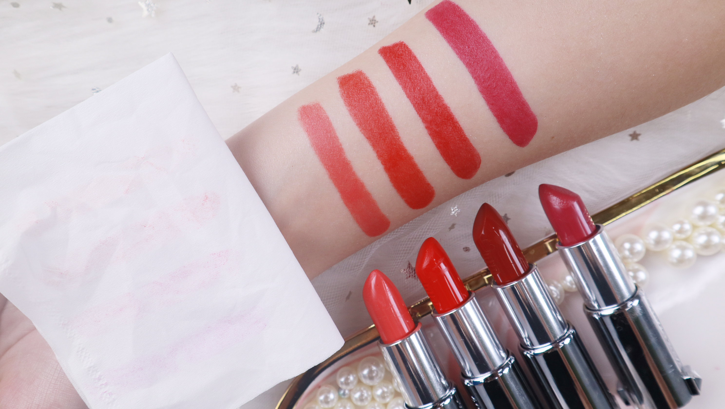 小羊皮哪个色号适合素颜,小羊皮四支装试色