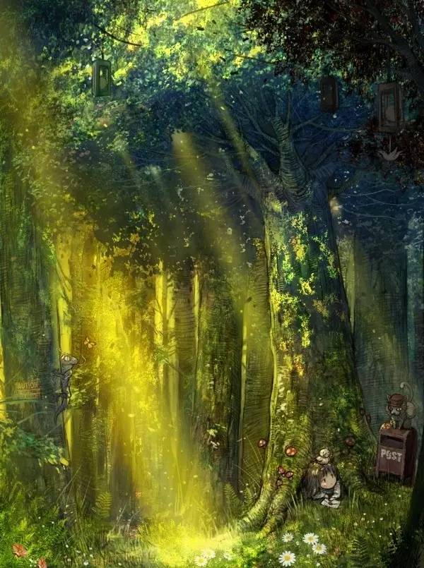 一组非常有意境的动画场景