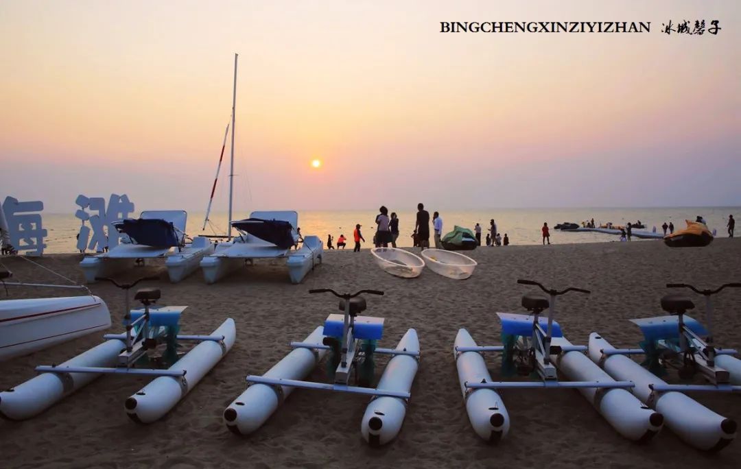 龙沐湾落日海滩,乐东最美落日海滩