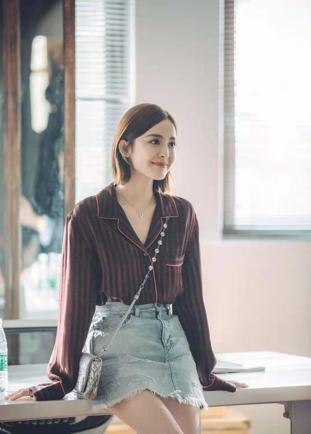 职场穿搭古力娜扎,娜扎换装全过程