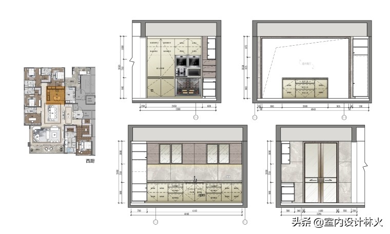 HWCD-重庆长嘉汇390平大平层精装修样板间丨设计方案+效果图+彩平