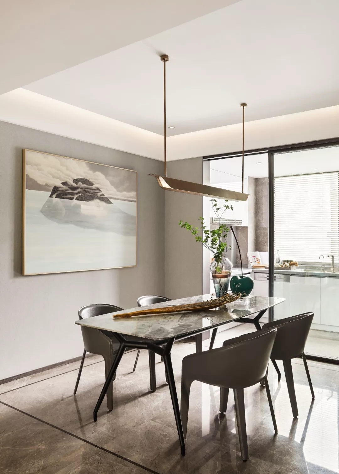 温柔不失高级的现代简约风住宅,住宅的现代简约主义风格