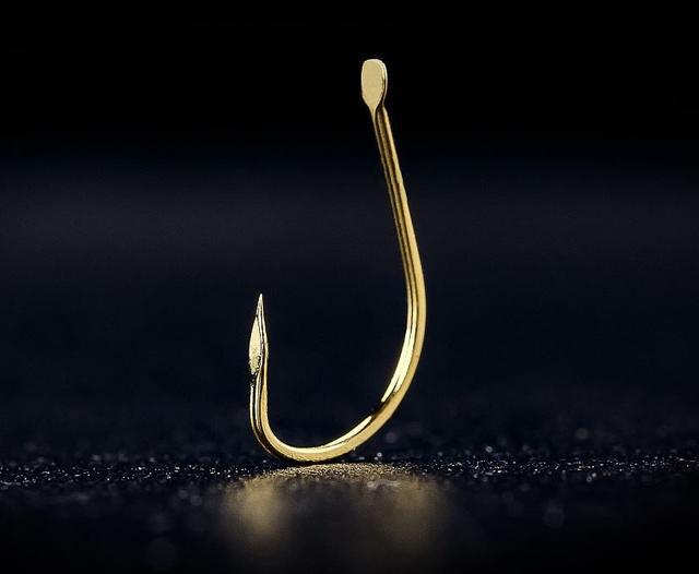 鱼钩钓鱼真实方法,钓鱼科普鱼钩图片