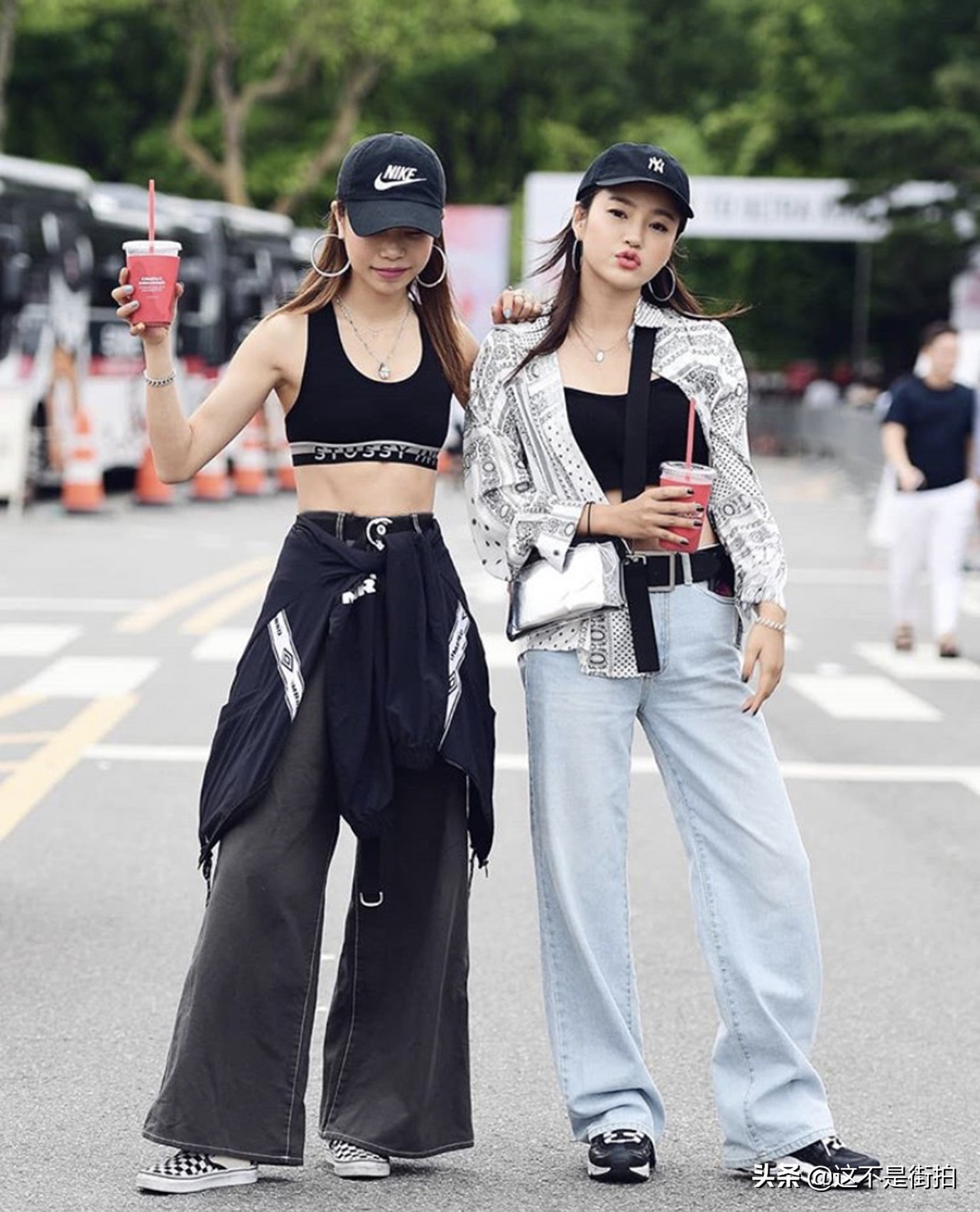 韩国街拍穿搭冬天轻熟女,韩国街拍闺蜜装