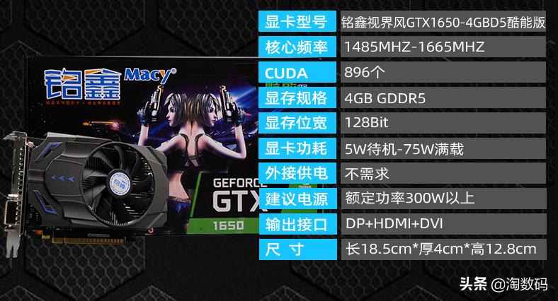 别再买矿卡了：天猫755块钱的GTX1650不香吗？75W短卡供电都免了