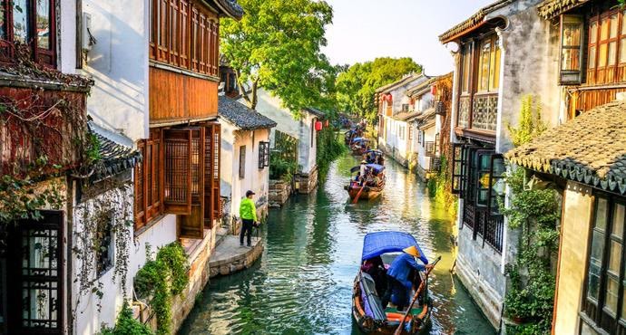 苏州同里古镇江南山水美如画,苏州旅游必去十大古镇景点
